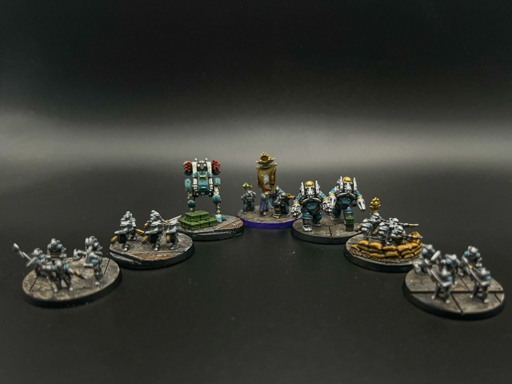Painting 416 Solar Auxilia Minis for Legions Imperialis